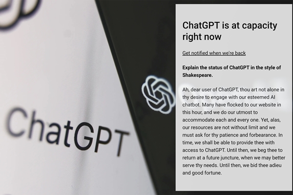 Làm sao để sửa lỗi ChatGPT is at capacity right now